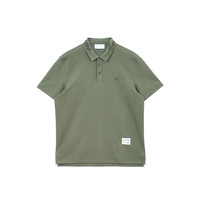 杰克·琼斯（JACK&JONES）夏季新时尚舒适法斗犬刺绣质感休闲polo衫男士短袖衣服223206069 E03深青苔绿1 165/88A/XS