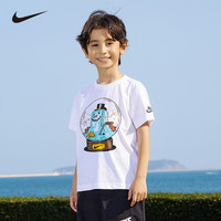 NIKE 耐克童装男童短袖T恤夏季新款童趣印花儿童舒适上衣
