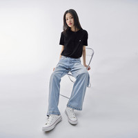 Lee 春夏标准版圆领印花Logo男女款短袖
