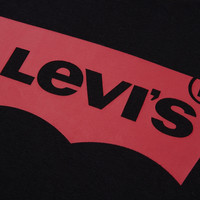 Levi's李维斯24女士时尚美式潮流休闲宽松卫衣 黑色 M