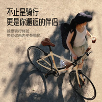 KONTAX超探城市通勤自行车碳纤维公路车单速变速潮流复古上班代步 24寸