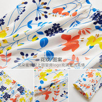 丽婴房童装女童碎花七分裤女宝宝小公主打底裤夏 牛仔蓝 120CM/6岁