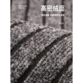 筠月熙厨房地垫防水防油防滑耐脏脚垫吸水吸油入户门垫家用进门门口地毯 红色-七条纹 120cm*200cm (宽*长)