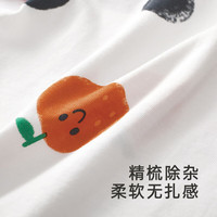 YeeHoO英氏婴幼儿连体衣春夏短袖男女宝爬服纯棉透气新生儿衣服