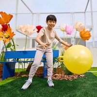 Nike耐克男女童大童T恤夏季纯棉休闲经典刺绣柔软FZ5177