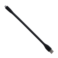 奈特科尔 可弯曲硬质充电线EDC钥匙灯小手电配件 Type-C To USB-A充电接口