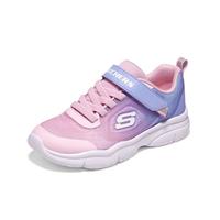 SKECHERS/斯凯奇 网面透气 儿童运动鞋 粉红色/薰衣草色 33