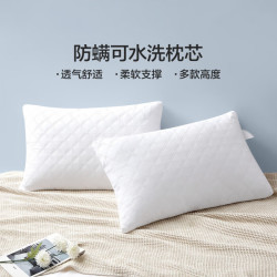LOVO 乐蜗家纺 罗莱 枕芯双人舒适枕一对 2只装 47*73cm