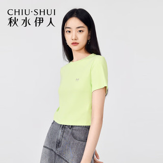  CHIU·SHUI/秋水伊人 显瘦 女士T恤