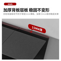 沐眠京东居家优选转角衣柜卧室小户型现代简约衣帽间OL-02 五门 2米五门衣柜