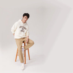 Levi's 男士宽松时尚潮流百搭流行简约通勤长款束脚休闲裤 卡其色 XL
