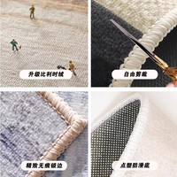 茵尚摇摇椅地垫圆形卧室客厅阳台椅子地毯办公室电脑躺椅转椅脚垫 温暖阳光