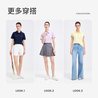 Navigare意大利小帆船红色短袖Polo衫女夏季翻领T恤 0303珊瑚粉（B款） L