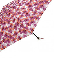 WPC日本品牌三折遮阳立方花朵款式小巧时尚折叠伞精致便携晴雨太阳伞 红橙色 8216-011-PK