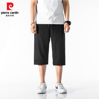 皮尔卡丹七分裤男士夏季宽松直筒休闲短裤外穿运动大裤衩子男装 【五分裤】