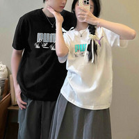 PUMA彪马T恤男女装潮流棉质半袖卡通印花短袖682152 L