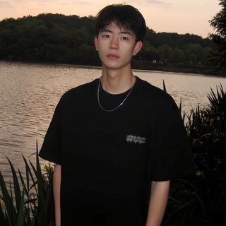 至唯美式潮牌短袖T恤男夏季oversize重磅纯棉正肩体恤青少年半袖tee衫 T207蓝色 M 【90-110斤】