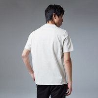 杰克·琼斯（JACK&JONES）男装24年夏季男士个性时尚胸前时尚潮流印花装饰短袖T恤 A06 本白色 M