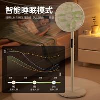 美的 Midea幸运草直流变频节能轻音智控立式遥控电风扇家用柔风落地扇