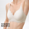 舒氧内衣女文胸小胸聚拢防下垂收副乳上托软支撑无钢圈一片式无痕胸罩 紫色 【透气薄杯】 XL 【85A 85B 85C】