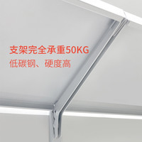 美达斯金属层板书架钢制墙上书架可调节墙面装饰置物架洞洞板挂件 【专拍】具体价格以方案为准