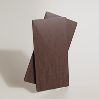 乐歌桌板M1608实木橡胶木黑胡桃木色