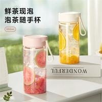 水杯女士高颜值便携儿童直饮杯男tritan运动水杯