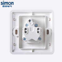 西蒙（SIMON）西蒙开关插座C3雅白色套餐五孔面板86型店部分升级C20 三孔插座(16A)