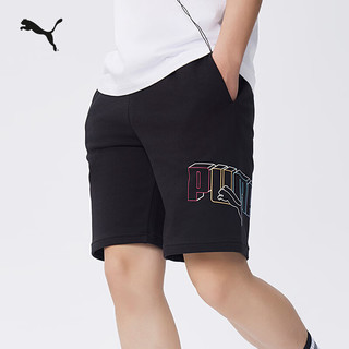 彪马（PUMA）直筒印花运动风短裤男子官方2025年春夏新款休闲裤687671