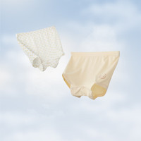 巴厘小猪(BALIPIG)女童内裤夏季薄款小女孩平角裤婴儿短裤夏天短裤 黄色波点组(装) 2条 100 cm