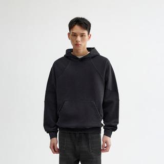 【纯棉舒适透气】纯色亲肤春夏季男式卫衣连帽简约休闲潮范儿挺阔
