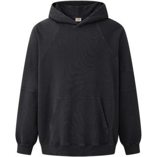 【纯棉舒适透气】纯色亲肤春夏季男式卫衣连帽简约休闲潮范儿挺阔