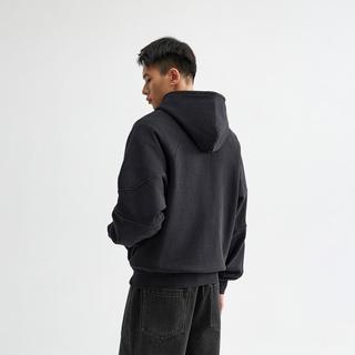 【纯棉舒适透气】纯色亲肤春夏季男式卫衣连帽简约休闲潮范儿挺阔