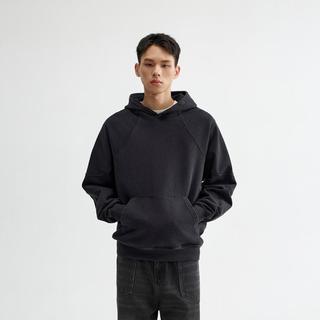 【纯棉舒适透气】纯色亲肤春夏季男式卫衣连帽简约休闲潮范儿挺阔
