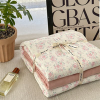 琳豆豆 A类全棉100%双层纱四件套 200*230cm