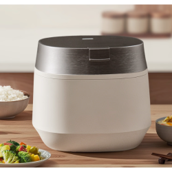 松下 Panasonic 饭光光Ultra电饭煲0涂层家用3-6人无涂层不锈钢IH饭锅3.8升SR-HXES151-W  饭光光 3.8L