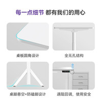 9am智能电动升降桌Robin基础款 站立电脑桌书桌工作台 胡桃木色1.2m