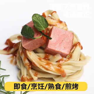 波尼亚（BERNIA） 大肉块火腿 净重300g德式风味三明治火腿片早餐火腿片肉肠烤肠 量贩装300g*5个（三明治伴侣）