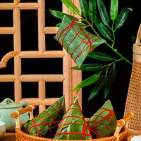 粮午斋嘉兴粽子端午礼盒可LOGO多款肉粽子蛋黄肉粽 【客情】高端木提手2280g