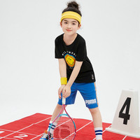 彪马（PUMA）儿童t恤男女中大童休闲短袖棉T恤小童 SW联名 533414  104 cm