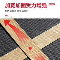 百草园搬家打包袋被子收纳袋行李袋装棉被衣服的收纳袋大容量旅行整理袋 【店家】120L黑色1个装-加厚