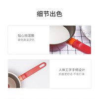 双立人奶锅汤锅煮粥泡面锅煮面锅婴儿辅食锅平底电磁炉小锅 Now不粘奶锅 18cm