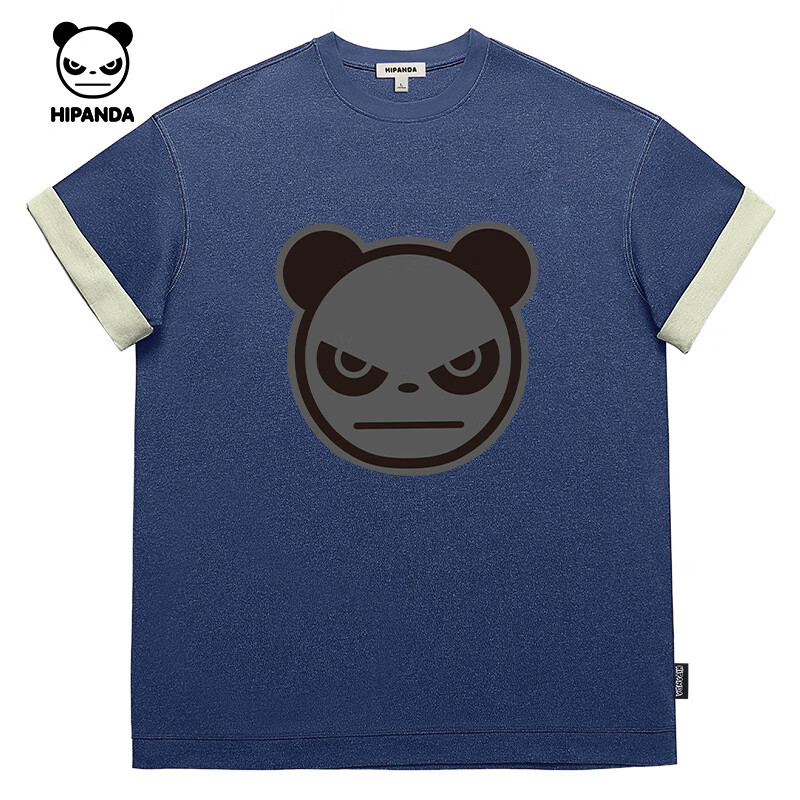 【双色平纹】-牛仔蓝#JDP熊猫灰
