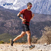 ASICS亚瑟士GEL-KAYANO 31铂金版男子稳定支撑跑鞋透气运动鞋 黑色/红色 41.5