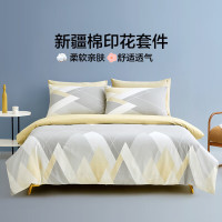 LOVO 乐蜗家纺 全棉四件套 梦境 1.8米 床单款 （被套220*240cm）