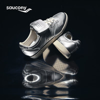 Saucony索康尼男女同款BULLET CT经典复古轻便舒适潮流运动休闲鞋 银 42