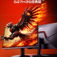 国家补贴、PLUS会员：HKC 猎鹰 G27H3S经典版 27英寸FastIPS电竞显示器（1920*1080、240Hz、1ms、HDR400）