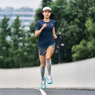 New Balance REBEL v4 轻量竞速跑步鞋 白色/湖蓝色 40.5