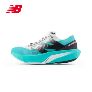 new balance REBEL v4 轻量竞速跑步鞋 白色/湖蓝色