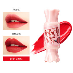 the saem 得鲜 糖果慕斯唇釉丝绒口红持久不脱色女学生平价染唇液